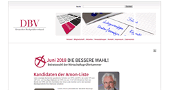 Desktop Screenshot of dbvev.de