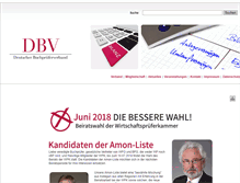 Tablet Screenshot of dbvev.de